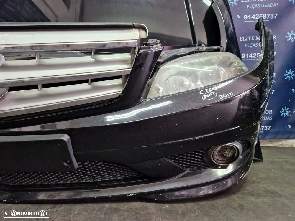 Frente completa usada MERCEDES CLASS C W204 PACK AMG CDI parachoques oticas capot guardalamas reforço - 4