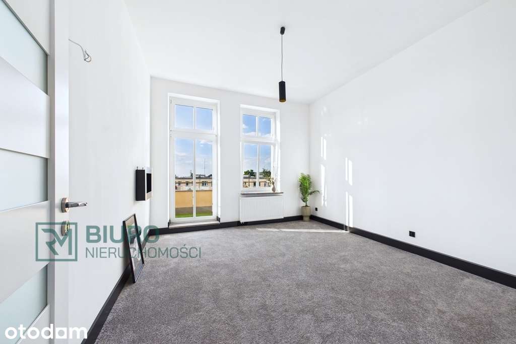 Wysokie sufity, 2 osobne pokoje, balkon, 57,3 m²