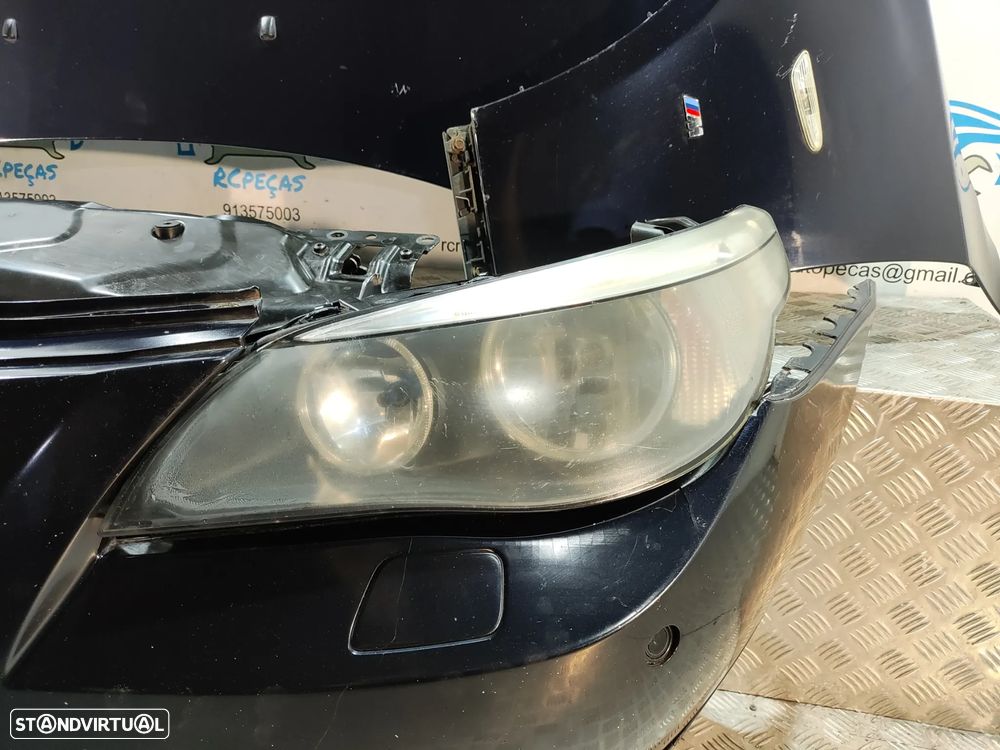- FRENTE COMPLETA BMW SERIE 5 E60 SEDAN PACK M E61 TOURING PACK M CAPOT PARACHOQUES SENSORES GUARDA-LAMAS OTICAS RADIADOR VENTILADOR FRENTE FIBRA REFORÇO - 6
