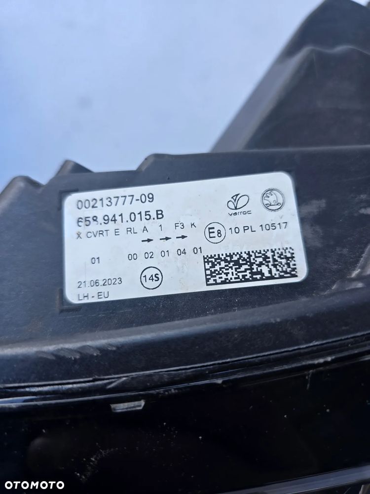 Lampa lewy przód skoda kamiq crystal full led kompletna - 8