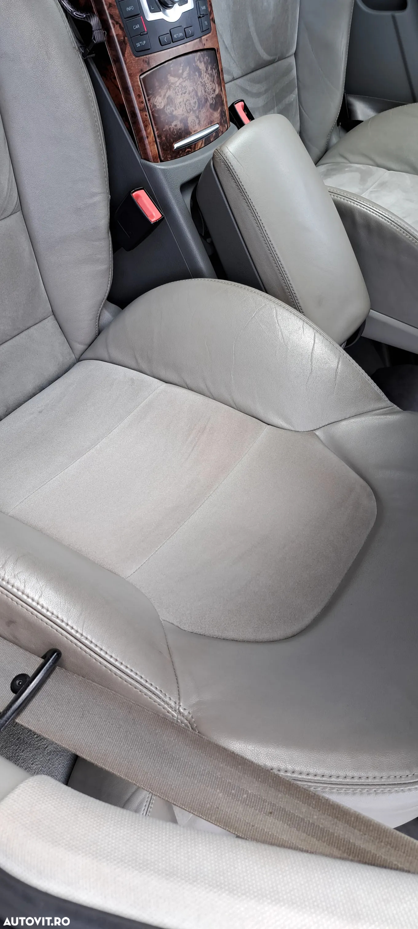 VIDEO INTERIOR Scaune alcantara gri cu fete portiere  A6 C6 - 6