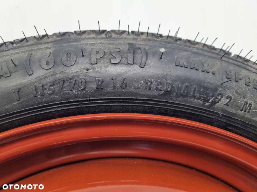 KOŁO DOJAZDOWE dojazdówka Saab 9-3 95 9-5 115/70 R16 5x110 4569661 1010268 - 8