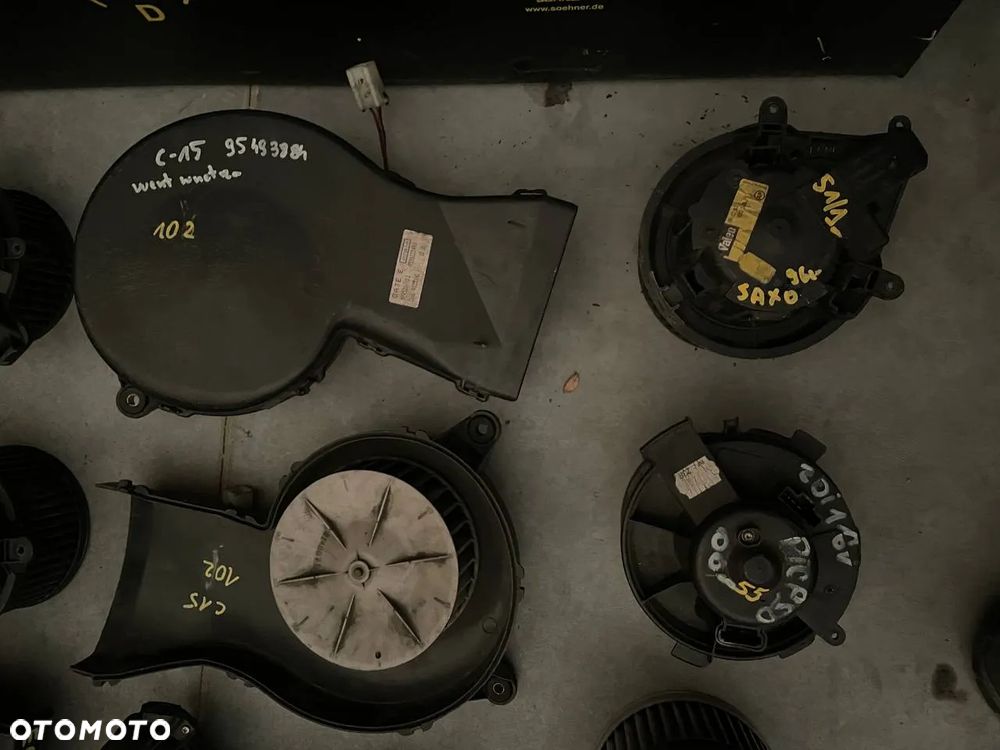 CITROEN PEUGEOT DMUCHAWA Wentylator nawiewu wnętrza - 17
