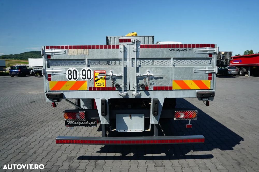 DAF LF 250 / 4X2 / LIVRARE - 7.3 + HDS HYVA HB 150X -E3 / RADIOCOMANDĂ / ROTATOARE / MAX. CAPACITATE DE RIDICARE: 5200 KG / EURO 6 - 18
