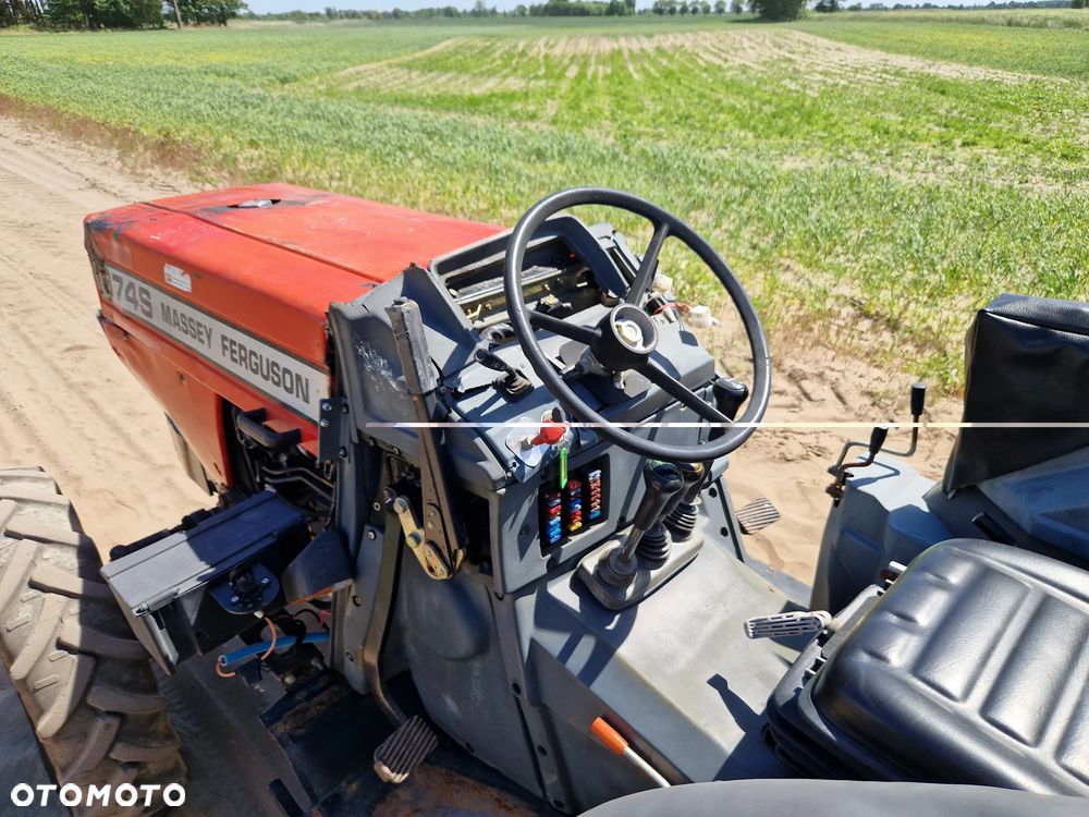 Massey Ferguson 374S 374 Bez Kabiny 70 Koni Perkins 4x4 podobny do  MF 390, Landini 7550, McCormick 745, Same Frutteto 75, Lamborghini Grand Prix 75, Deutz Agroplus 75, New Holland TN75F, Zetor 7245 - 19