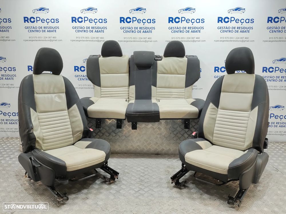 Conjunto de bancos em pele Volvo S40 Mk2 Facelift R-design