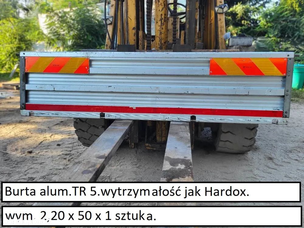 Burty Aluminium  kiper wywrot skrzynia kontener - 8
