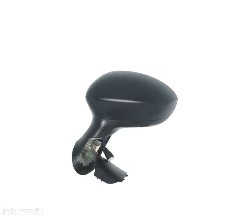 ESPELHO COMPLETO LADO ESQUERDO FIAT GRANDE PUNTO 05- 3 PINOS PRETO - 1