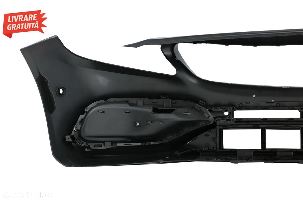 Bara Fata cu Stickere Laterale Gri Inchis Mercedes A-Class W176 (2012-2018) Faceli- livrare gratuita - 6