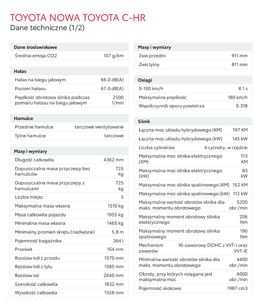 Toyota C-HR 1.2 T Style CVT - 19
