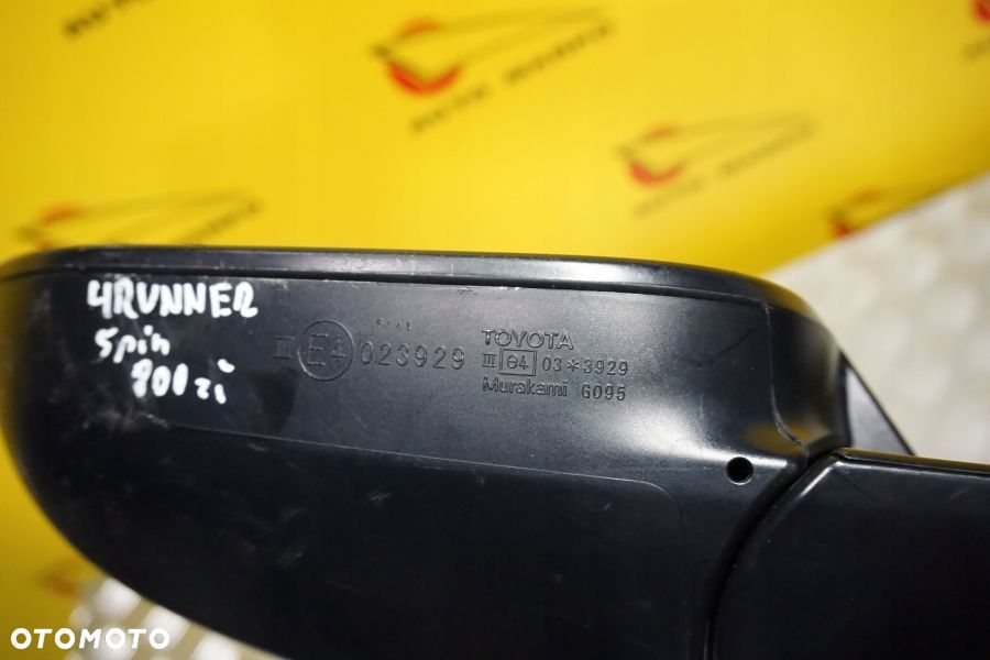 TOYOTA 4RUNNER 2014 - 2022 Lusterko Zewnętrzne Lewe 5 PIN USA - 12