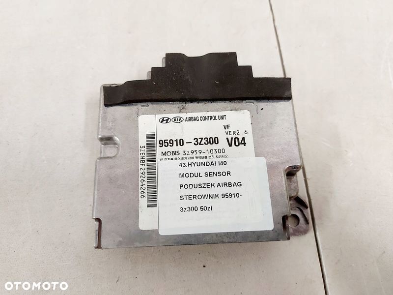 hyundai i40 moduł poduszek powietrznych sensor moduł airbag 95910-3z300 - 1