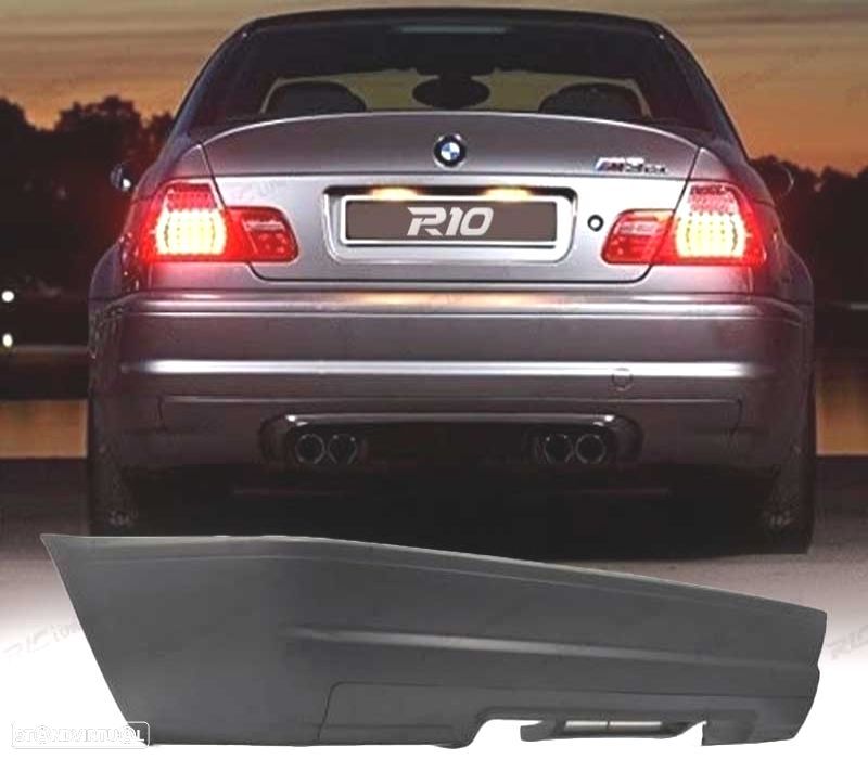 PARÁ-CHOQUES TRASEIRO BMW E46 BERLINA 98-05 LOOK M3 - 1