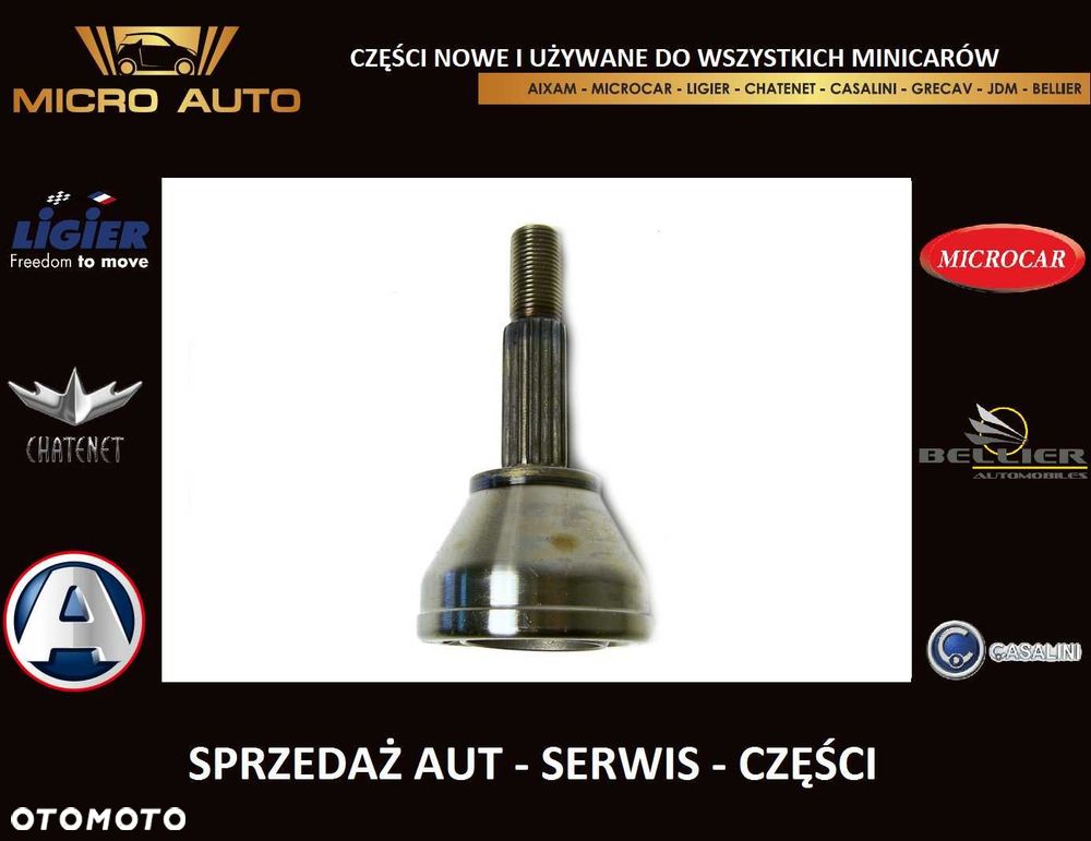 Przegub zewnętrzny Aixam Microcar Ligier Grecav Bellier Chatenet 576 - 1
