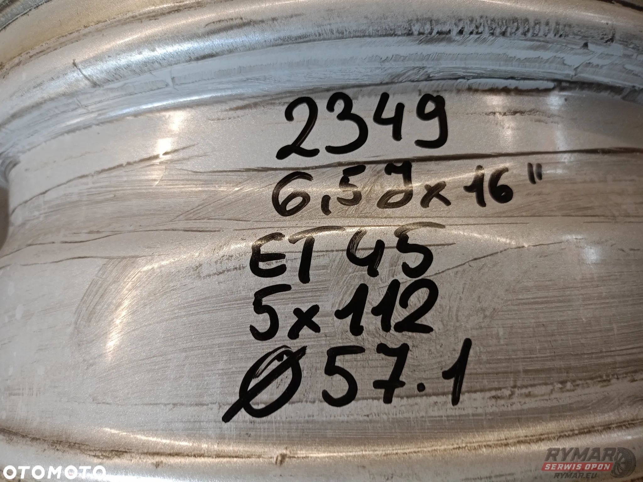 ŚLĄSK ALUFELGI 6.5X16" 5x112 ET45 AUDI VW SEAT SKODA KOMPLET - 8