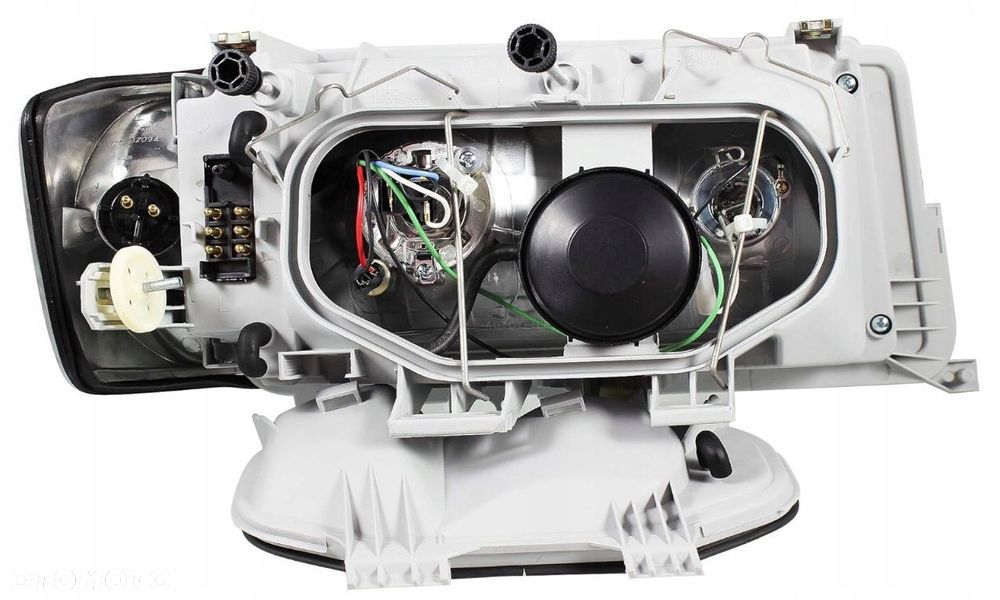 reflektory lampy kierunkowskazy kpl chrom clear tuning mercedes 190 w 201 - 4