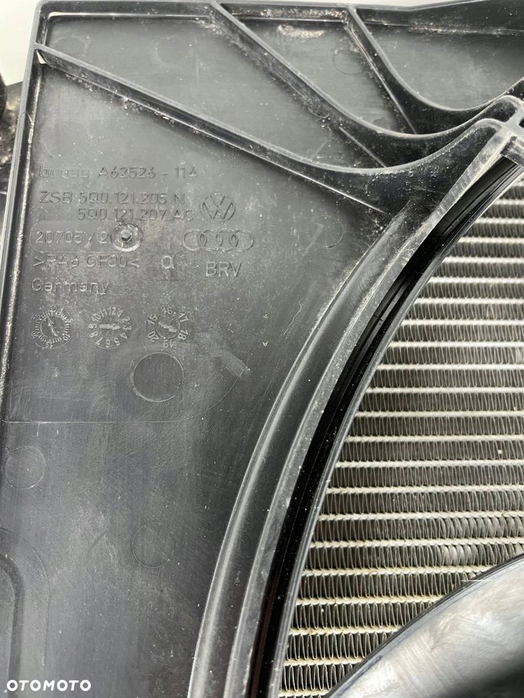 VW AUDI SEAT SKODA CHŁODNICE WENTYLATOR KOMPLET 5Q0121251GN 5Q0959455BG - 13