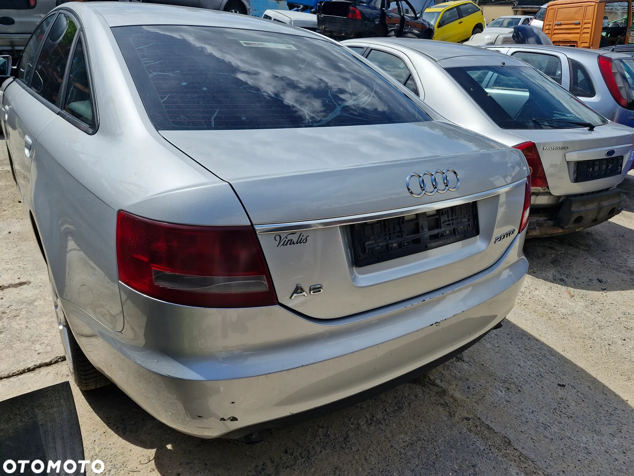 AUDI A6C6 maska zderzak drzwi ly7w  błotnik lusterko skrzynia GYX zawieszenie fotele skóra - 4