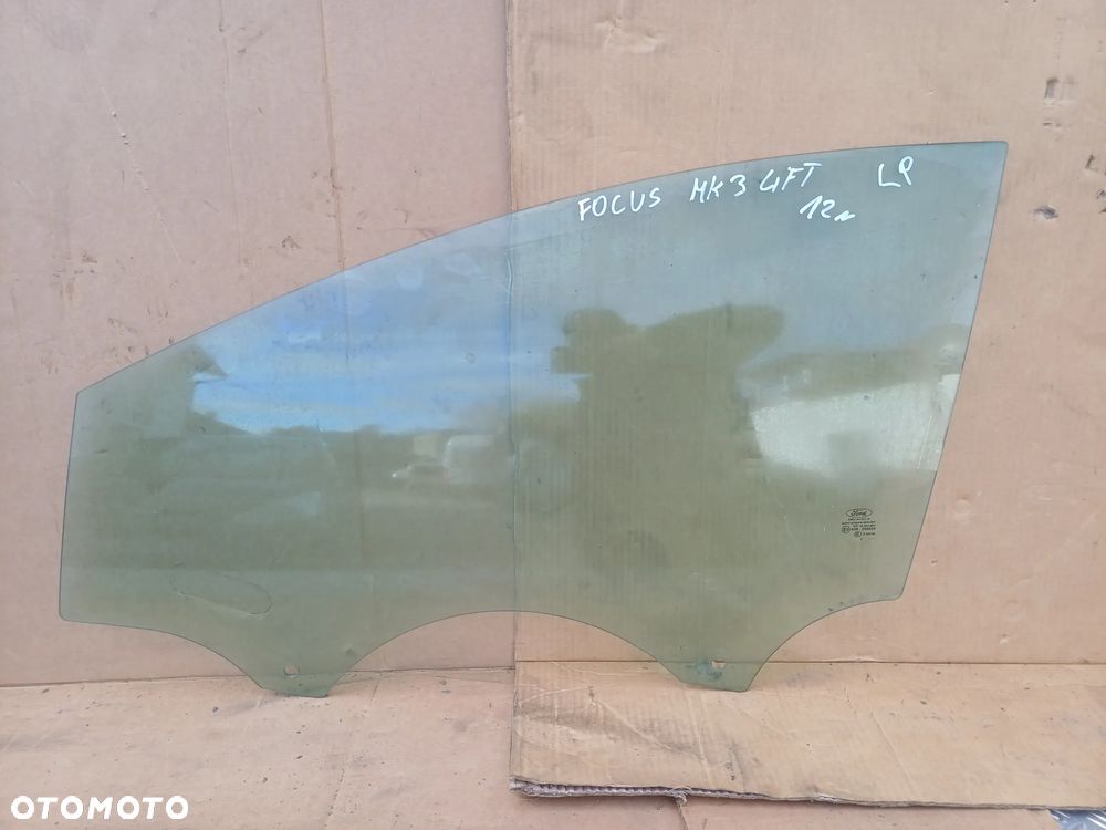 Ford Focus MK3 szyba drzwi lewa prawa 12r kierowcy pasażera - 2