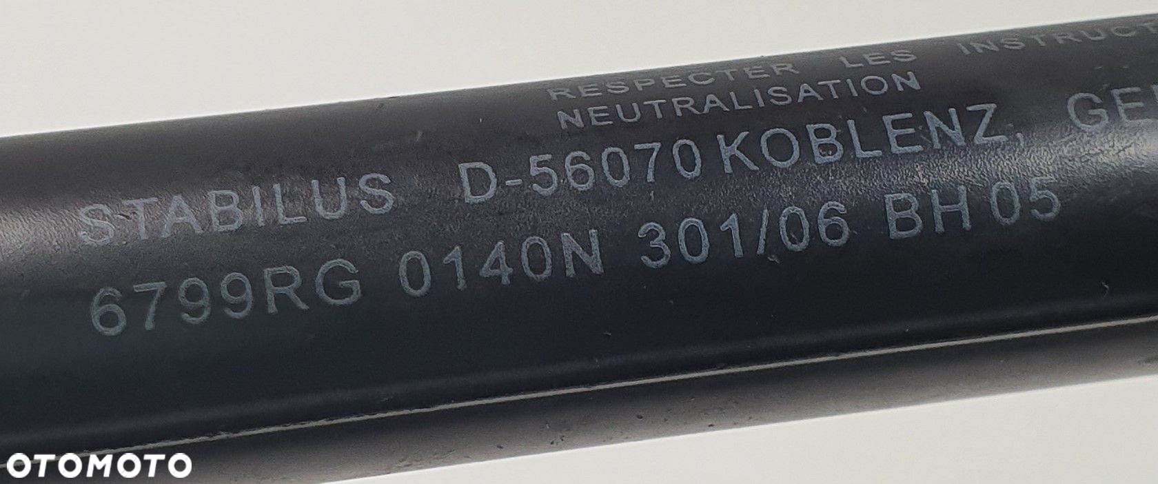 SIŁOWNIK TELESKOP MASKI VOLVO C30 V50 9483570 - 3