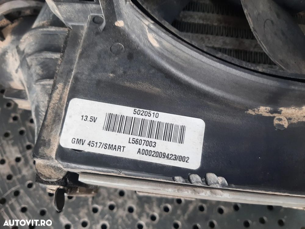 intercooler cu ventilator 660950 0.8cdi smart fortwo  a0002009423 - 3
