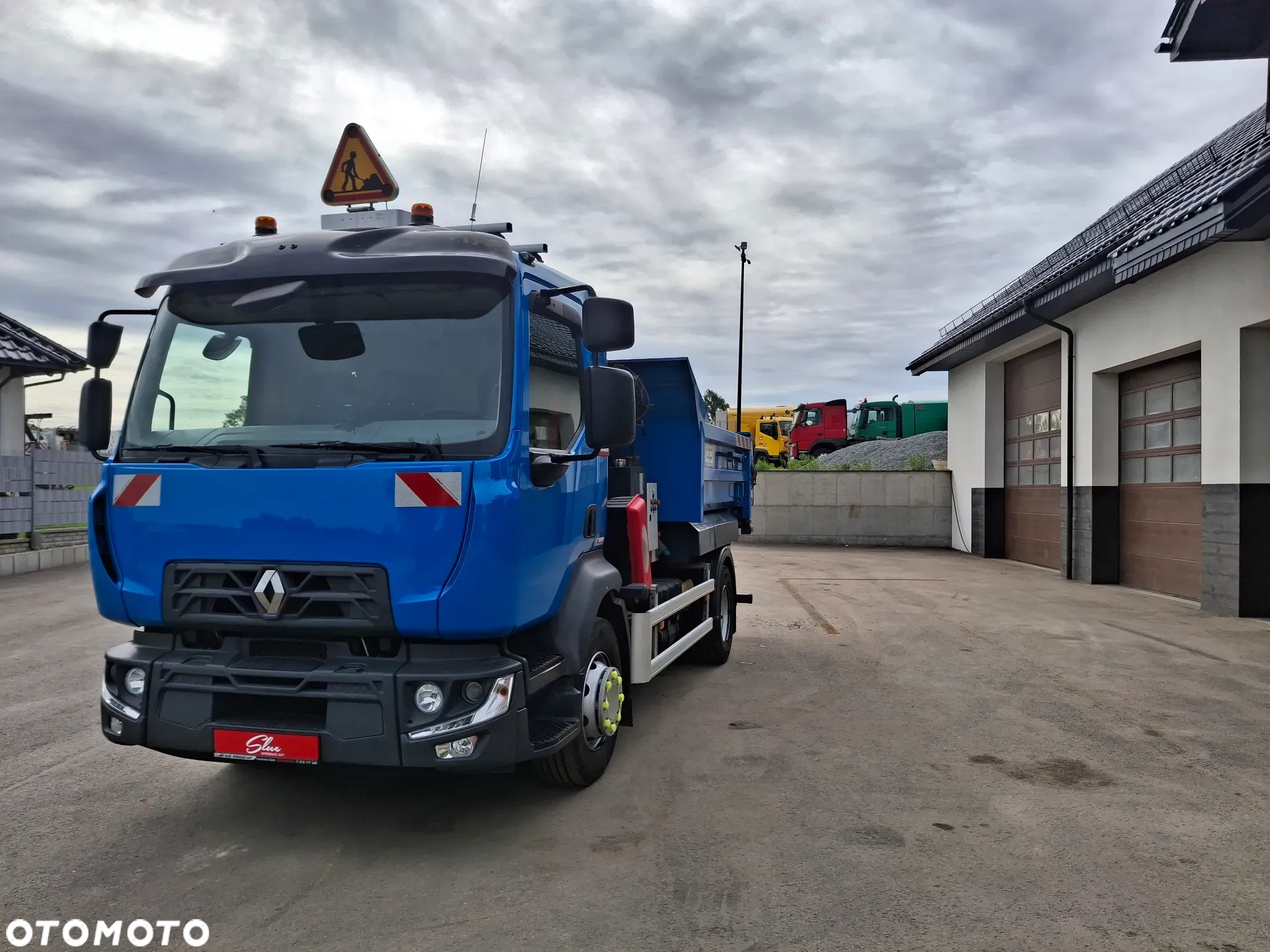 Renault D16 Skrapiarka CTP Constructeur Naprawa Asfaltu Rozsypywacz Grysu Wywrotka - 2