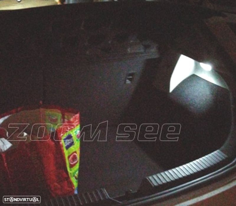 KIT COMPLETO 13 LAMPADAS LED INTERIOR PARA SEAT LEON MK3 5F 5F1 5F5 5F8 13-18 - 5