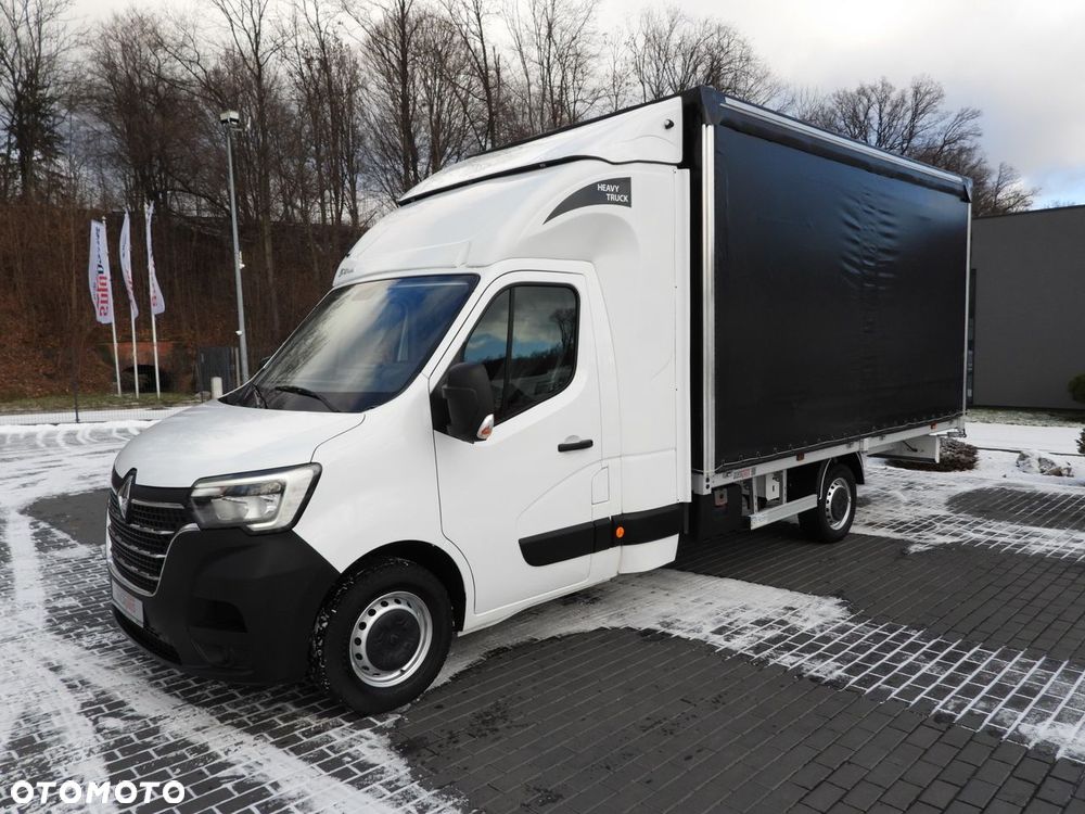 Renault MASTER PLANDEKA 9 PALET WEBASTO TEMPOMAT LEDY PNEUMATYKA KLIMATYZACJA  165KM - 7