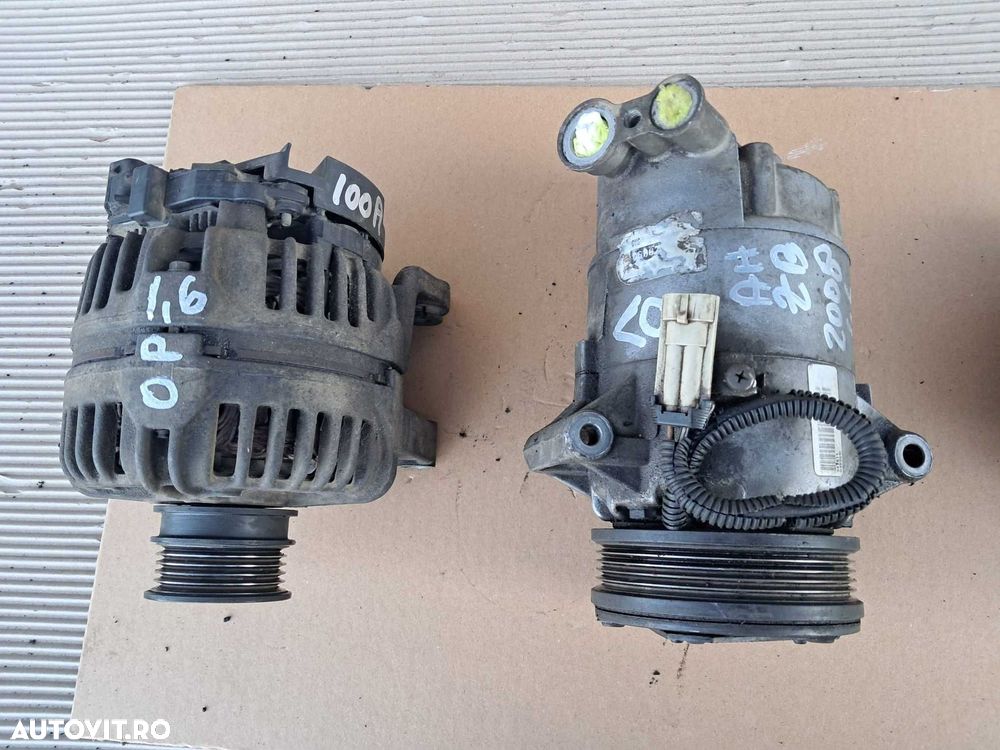 Opel Astra H Zafira B, alternator compresor electromotor, motor 1,6 - 3