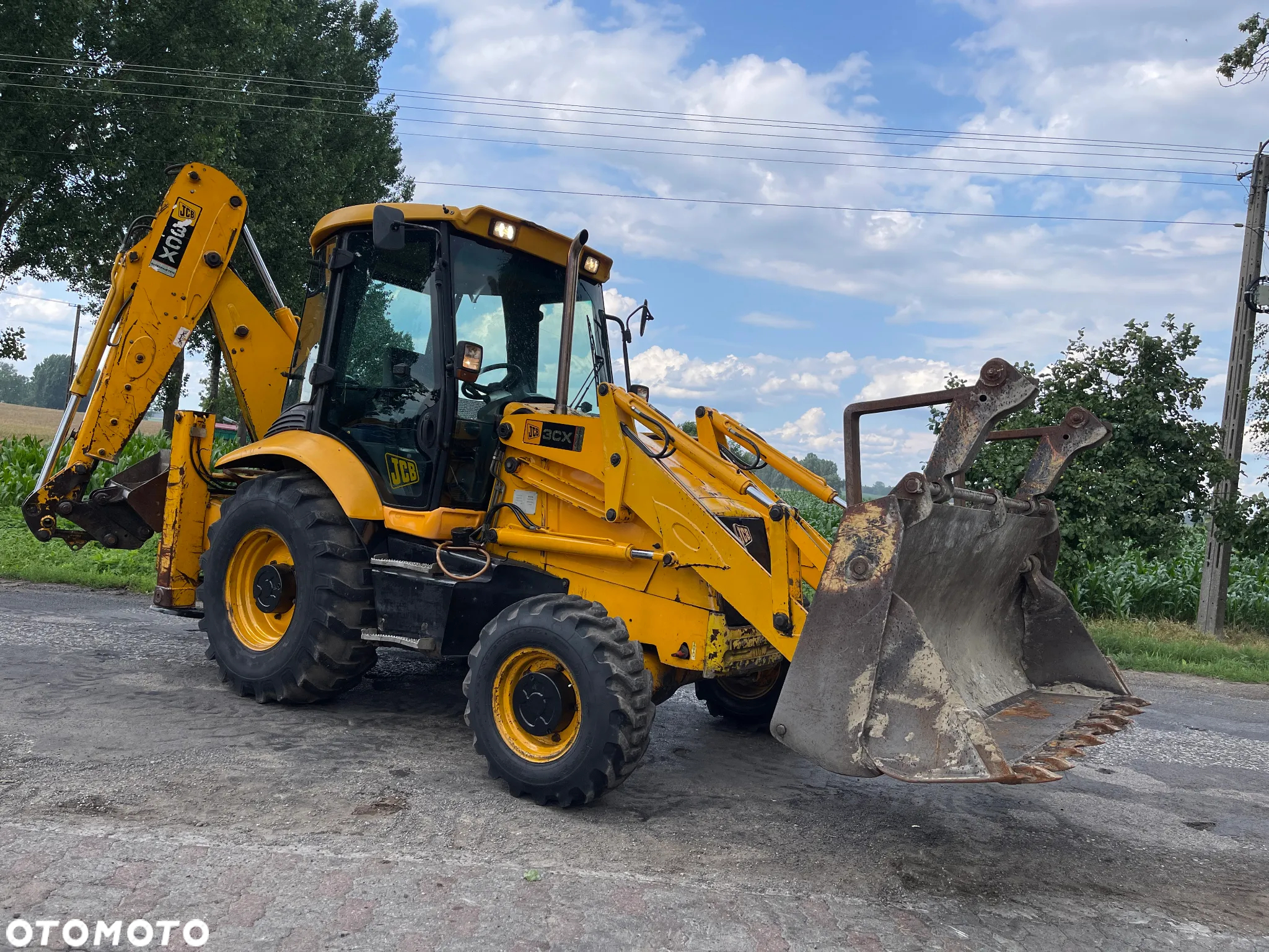 JCB Koparko Ładowarka Jcb 3CX SITEMASTER Koparka Krokodyl Widły Teleskop Napęd 4x4 BRUTTO ! - 5