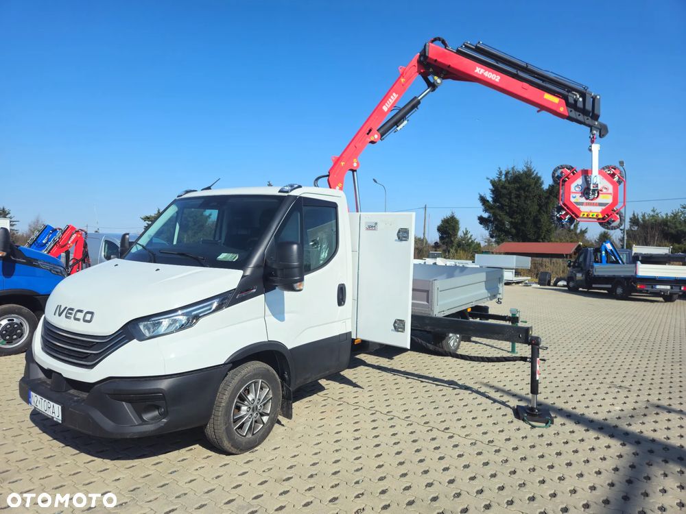 Iveco daily 50c/35c żuraw, HDS, zestaw do montażu okien, szkła, kamienia, płyt - 9