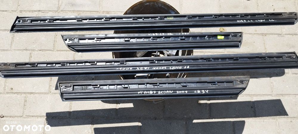 Listwa Listwy Dolne Drzwi Oryginalne LZ9Y Audi A4 B7 1.9 Manual 2007 Części Blask Gołdap - 8