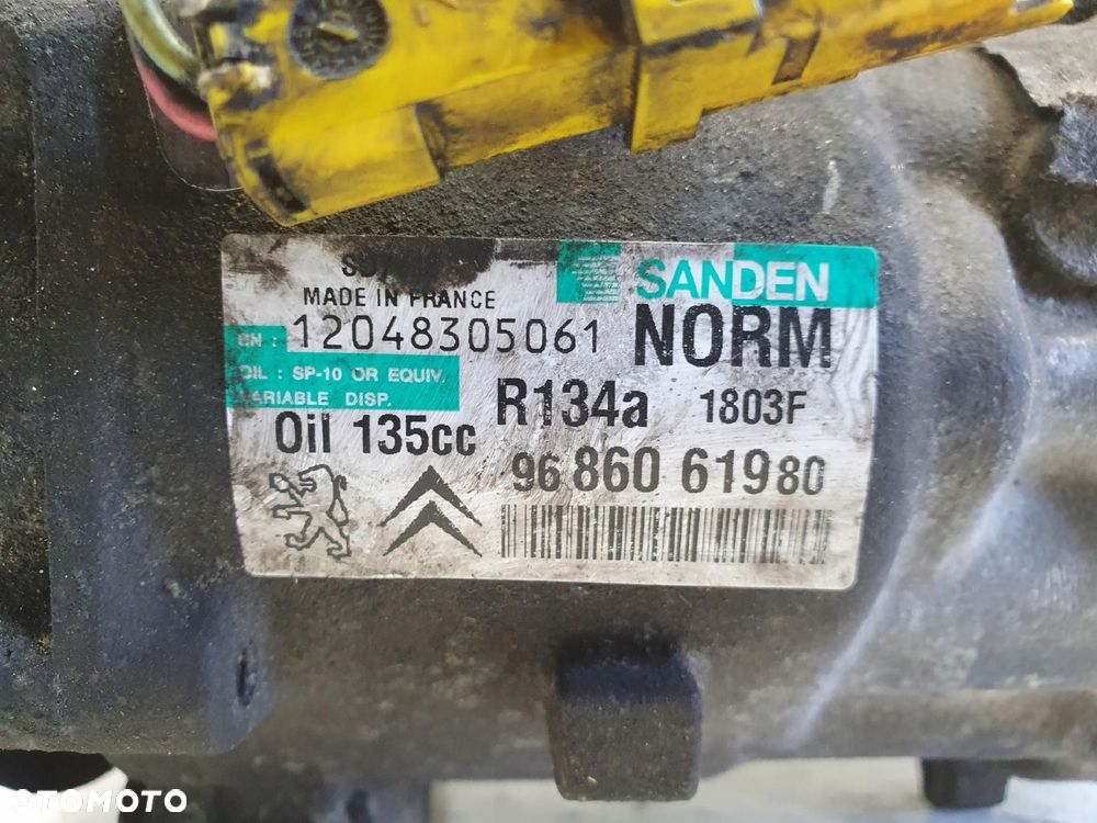 SPRĘŻARKA KLIMATYZACJI Fiat Scudo 2.0 HDI _ 9686061980 - 2