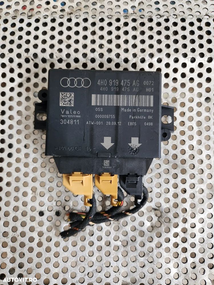 Modul Calculator Senzori Parcare Audi A6 4G C7 A7 A8 4H D4 An 2010-2011-2012-2013-2014-2015-2016-2017 Cod 4H0919475AG Dezmembrez Audi A8 3.0 Tdi Motor CLA Cutie NNY An 2010-2011-2012-2013-2014-2015-2016-2017 - Dezmembrari Arad - 3