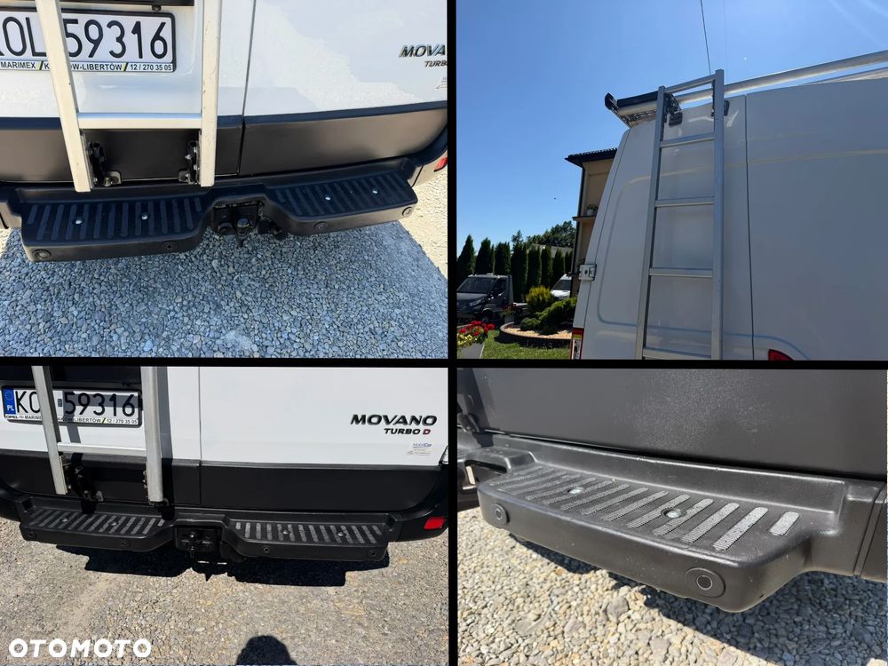 Opel Movano L4H2 Na bliźniaku HAK Bagażnik dachowy + drabinka Klima Tempomat Czujniki Kamera cofania Holenderka - 26