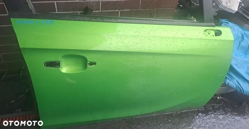 OPEL CORSA E 15r DRZWI PRAWY PRZÓD PRZEDNIE Z30P GOŁE - 2