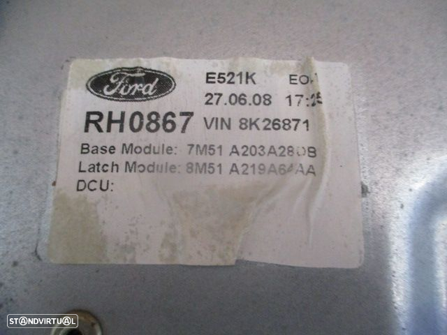 Elevador Sem Motor 8M51A219A64AA FORD FOCUS 2 2008 1.6 Tdci 109CV 5P CINZA ESCURO FD - 3