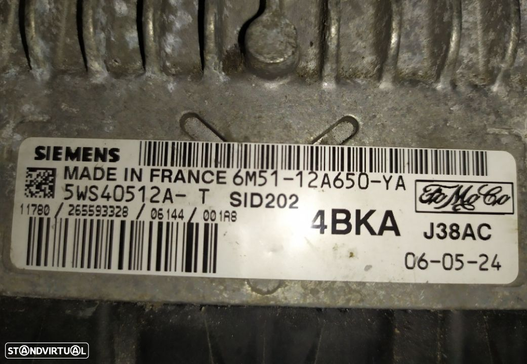 Centralina Ford Focus 1.8TDCI 6M5112A650YA 5WS40512A-T - 2