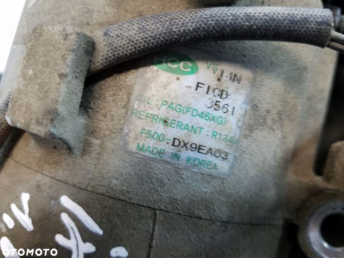 SPRĘŻARKA KLIMATYZACJI HYUNDAI IX35 1.6 GDI F500-DX9EA03 - 3