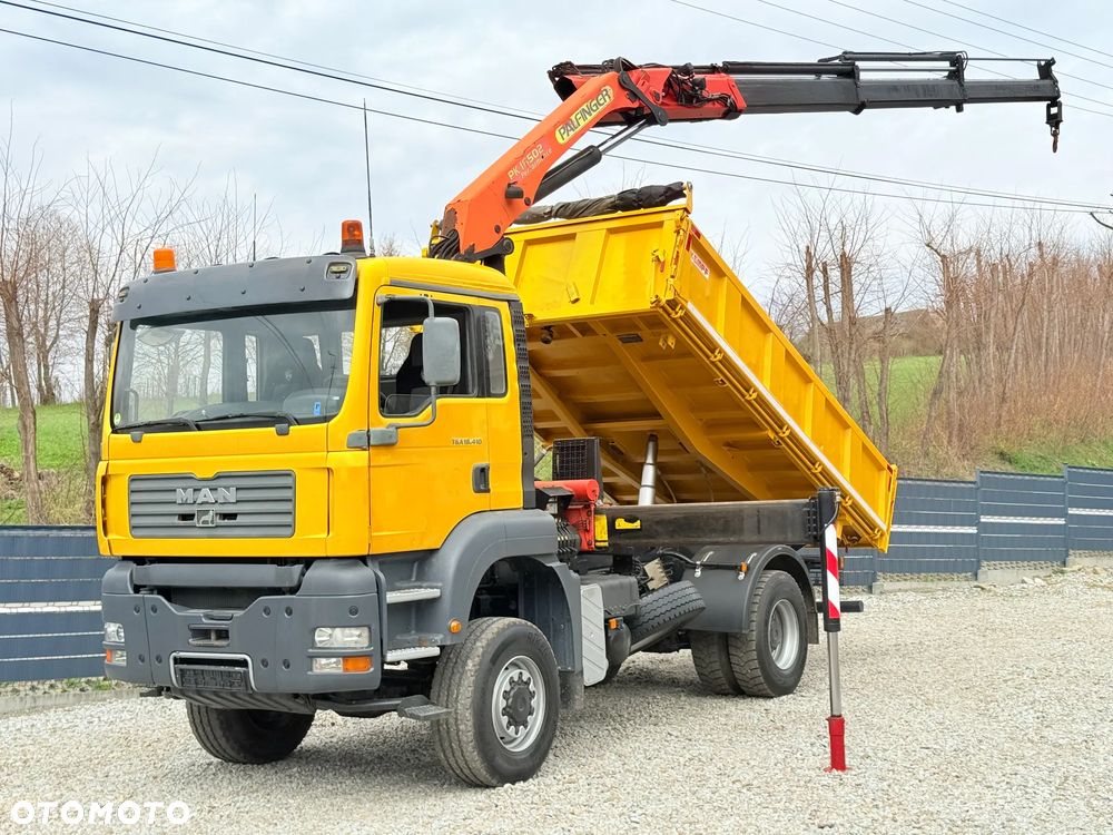 MAN * MAN TGA 18-410 * KIPER WYWROTKA * 4x4 * HDS Palfinger PK16500* Sprowadzony* Bardzo Dobry Stan * - 14
