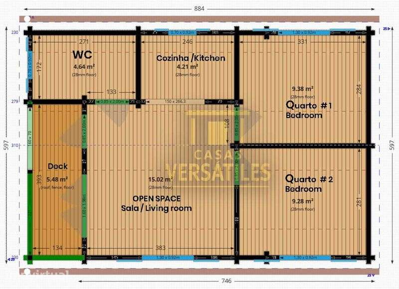 Casa a VENDA Nova - T2 de 54m² - Pronta a Habitar - Grande imagem: 2/12