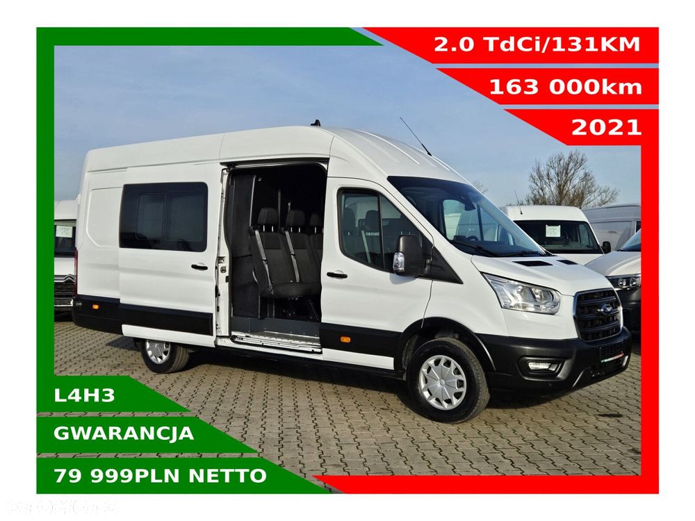 Ford transit L4H3 *79999zł NETTO* Brygadówka 7 osób 2.0TdCi/131KM - 1