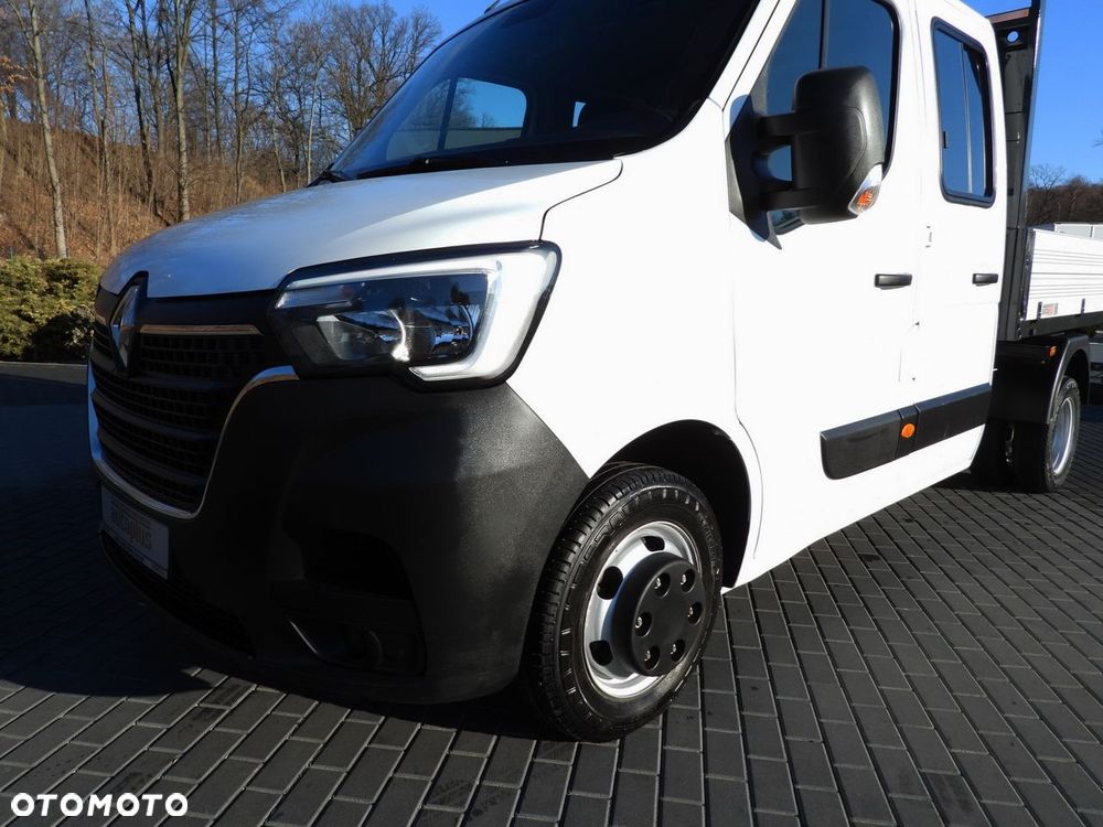 Renault MASTER WYWROTKA PODWÓJNA KABINA DOKA 6 MIEJSC TEMPOMAT LEDY BLIŹNIACZE KOŁA KLIMATYZACJA  130KM - 25
