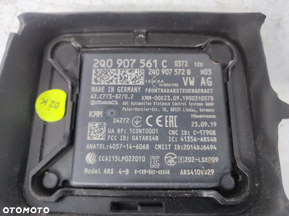 RADAR SENSOR ASYSTENT PASA RUCHU VW TRANSPORTER T6 LIFT - 4