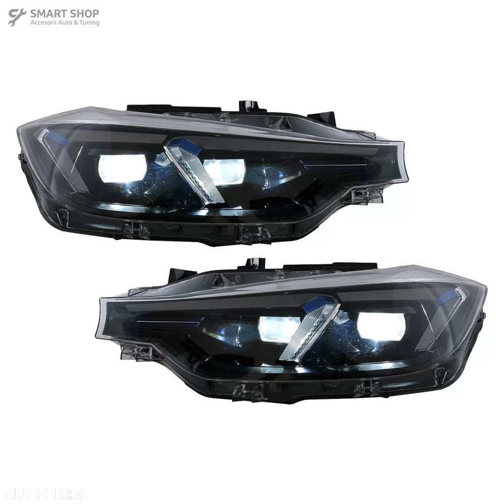 Faruri LED DRL BMW 3 Series F30 F31 Sedan Touring (10.2011-2019) Upgra - 8