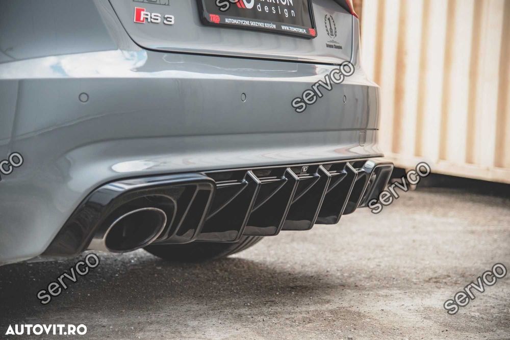 Difuzor bara spate Audi A3 RS3 8V Sportback 2015-2016 v11 - Maxton - 5