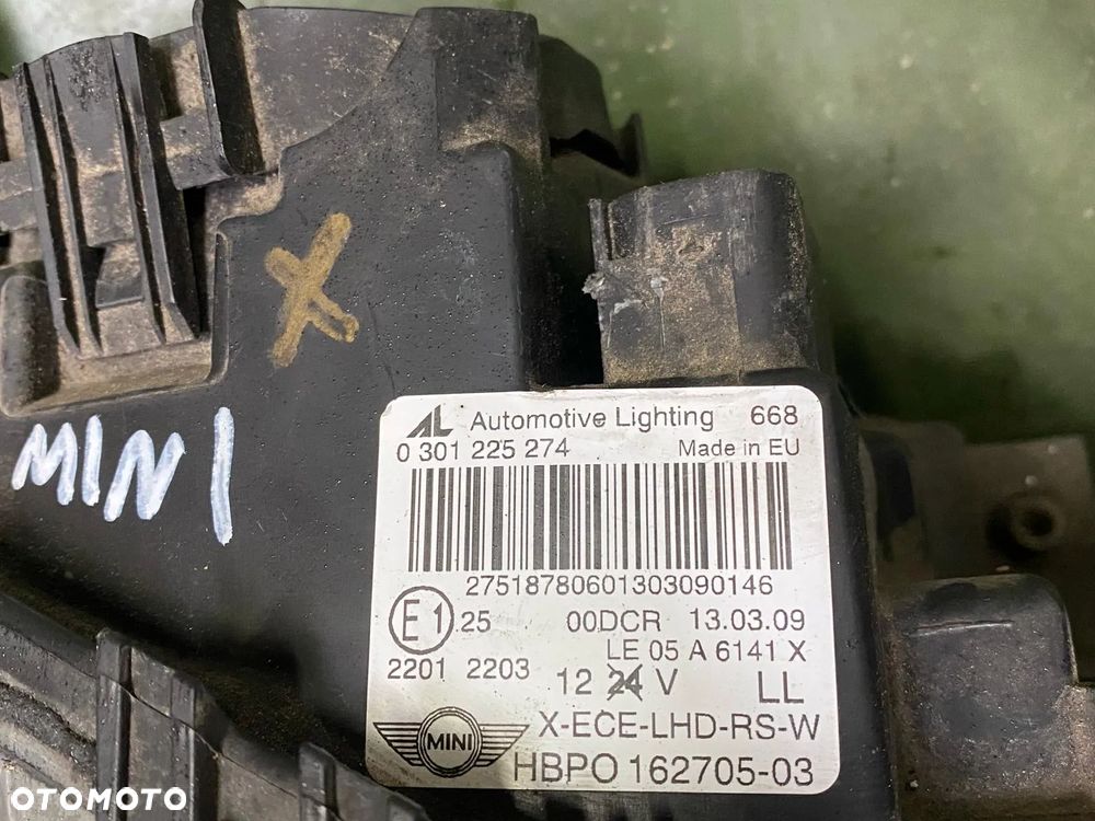 RELFEKTOR LAMPA PRAWA MINI COOPER R56 0301225274 - 4