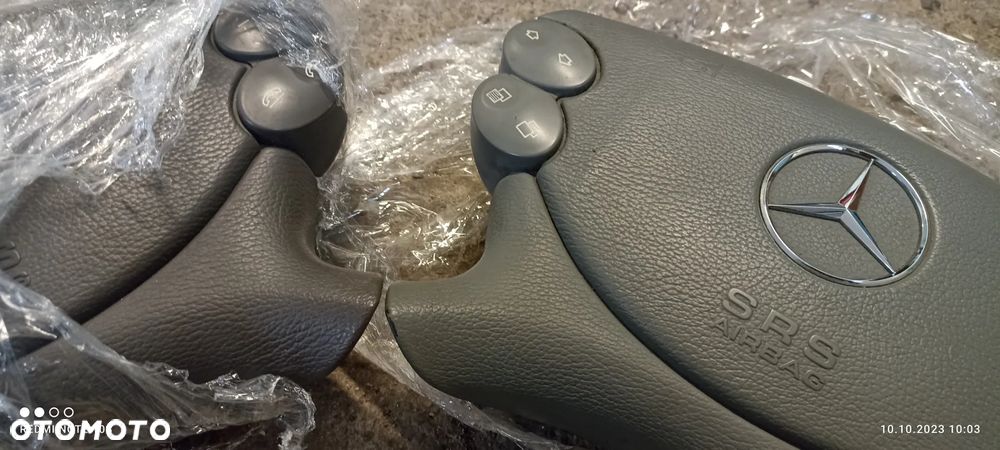 MERCEDES W209 CLK PODUSZKA AIRBAG KIEROWCY SZARA KOLOR TYLKO CLK!!! - 12