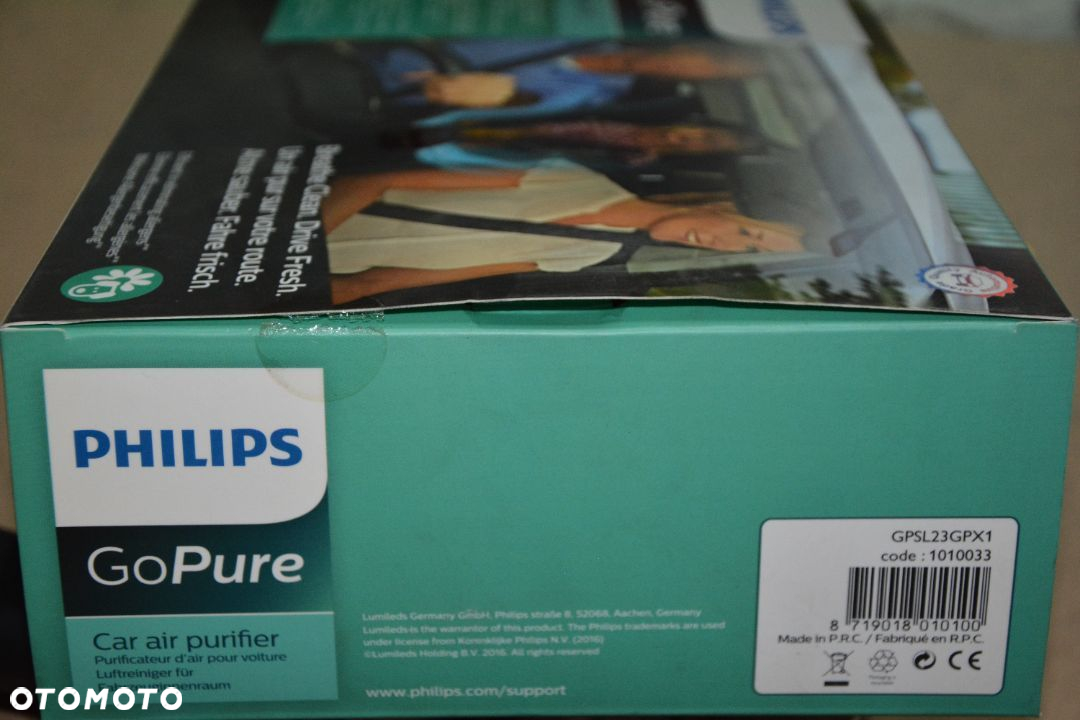 Samochodowy Oczyszczacz Powietrza Philips GoPure SlimLine 230 12 V, usuwa smog - 6