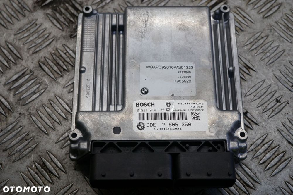 ZESTAW STARTOWY ODPALENIA X3 E83 I LIFT 3.0 D 7805350 0281014175 BMW 2006-2010 - 3